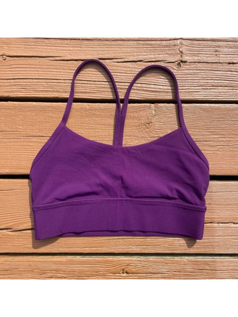 Lululemon purple sports bra